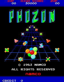 Phozon (Japan) Title Screen